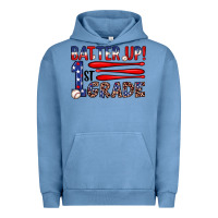 Pigment Pebble Blue batter up 1st grade Urban Hoodie - JahusDesignShop