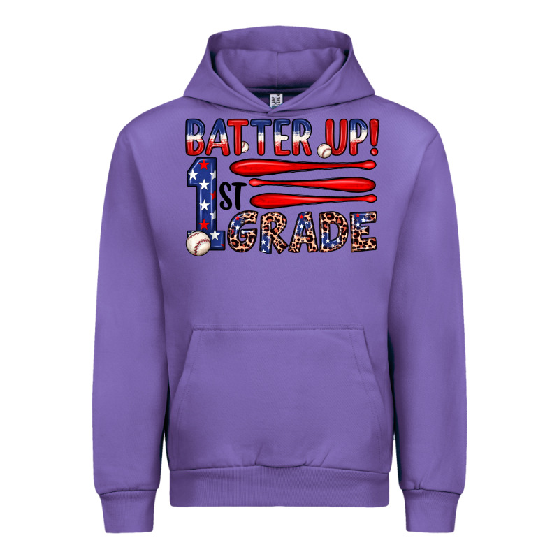 Batter Up 1st Grade Urban Hoodie by JahusDesignShop | Teevron