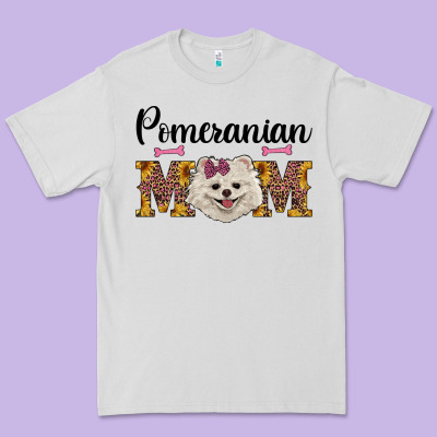 Western Mom Pomeranian Premium Tee Designed By Ranaportraitstore