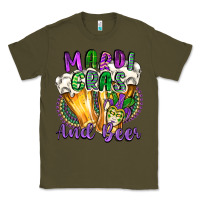 Army Green mardi gras and beer Classic Tee - CowGirlArtShop