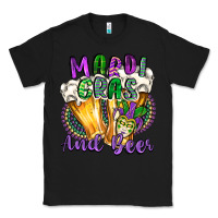Black mardi gras and beer Classic Tee - CowGirlArtShop