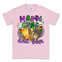 Bubblegum Pink mardi gras and beer Classic Tee - CowGirlArtShop
