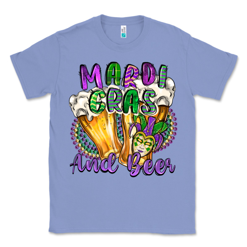 Mardi Gras And Beer Classic Tee by CowGirlArtShop | Teevron