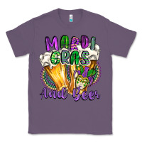 Lavender mardi gras and beer Classic Tee - CowGirlArtShop