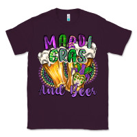 Plum mardi gras and beer Classic Tee - CowGirlArtShop