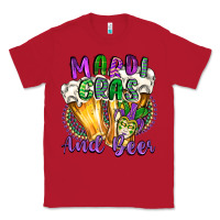 Red mardi gras and beer Classic Tee - CowGirlArtShop