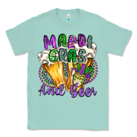 Seafoam mardi gras and beer Classic Tee - CowGirlArtShop