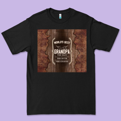 World's Best Grandpa Premium Tee Designed By Tumblerdesignbyshophia