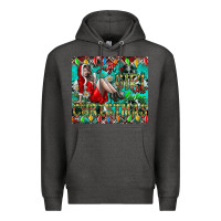 Charcoal Heather Just A Girl Who Loves Christmas Premium Hoodie - CowhideDigitalArt