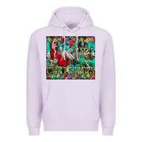 Lilac Just A Girl Who Loves Christmas Premium Hoodie - CowhideDigitalArt