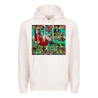 Pale Pink Just A Girl Who Loves Christmas Premium Hoodie - CowhideDigitalArt