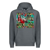 Rock Just A Girl Who Loves Christmas Premium Hoodie - CowhideDigitalArt