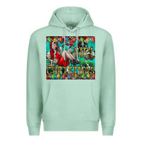 Seafoam Just A Girl Who Loves Christmas Premium Hoodie - CowhideDigitalArt