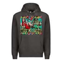 Smoke Just A Girl Who Loves Christmas Premium Hoodie - CowhideDigitalArt