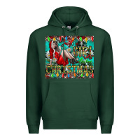 Sports Green Just A Girl Who Loves Christmas Premium Hoodie - CowhideDigitalArt
