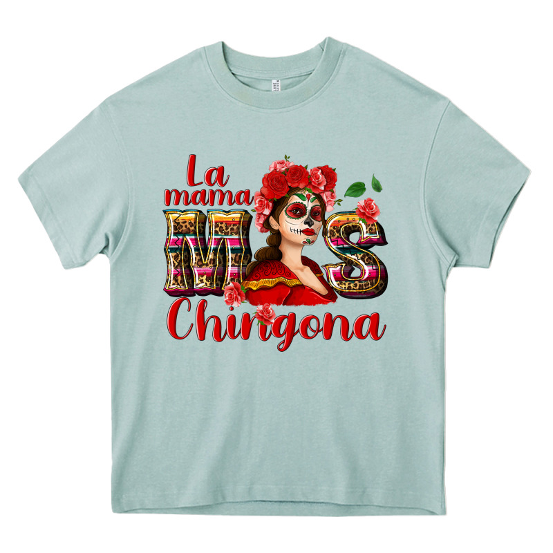 La Mama Mos Chingona Heavy Core Tee by NancyCooperArtShop | Teevron