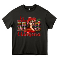 Asphalt La mama mos Chingona Heavy Core Tee - NancyCooperArtShop