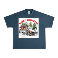 Midnight Navy merry chrıstmas Urban Heavy Tee - FaDigitalArtStudio