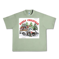 Oil Green merry chrıstmas Urban Heavy Tee - FaDigitalArtStudio