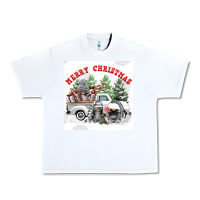 White merry chrıstmas Urban Heavy Tee - FaDigitalArtStudio