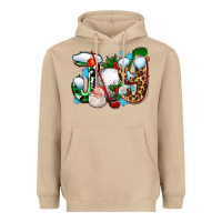 Mushroom joy with golf and santas Heavyweight Hoodie - AdoDesignShop