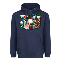 Navy joy with golf and santas Heavyweight Hoodie - AdoDesignShop