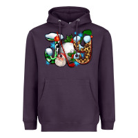 Plum joy with golf and santas Heavyweight Hoodie - AdoDesignShop