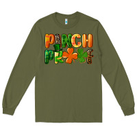 Army Green pinch proof Long Sleeve Tee - FaDigitalArtStudio