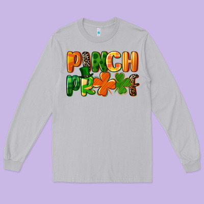 Pinch Proof Long Sleeve Tee Designed By Fadigitalartstudio