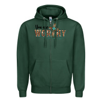 Sports Green you are worthy cross Zipper Hoodie - BarkalooDesign