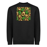 Black avocados with wood and leopard background mug  coaster Heavyweight Sweatshirt - BarkalooDesign