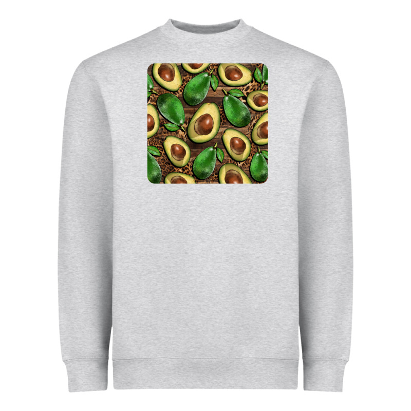 Avocados With Wood And Leopard Background Mug  Coaster Heavyweight Sweatshirt by BarkalooDesign | Teevron
