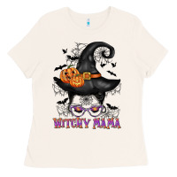 Bone witchy mama messy bun Ladies Tee - CowGirlArtShop