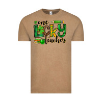 Vintage Coffee St. Patrick's One lucky Teacher Vintage Tee - OliviaCreatesArt