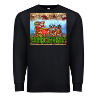 Black holiday and santa. claus Premium Sweatshirt - AdoDesignShop