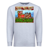 Heather Grey holiday and santa. claus Premium Sweatshirt - AdoDesignShop