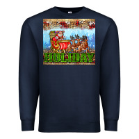 Navy holiday and santa. claus Premium Sweatshirt - AdoDesignShop