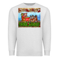 Oatmeal Heather holiday and santa. claus Premium Sweatshirt - AdoDesignShop