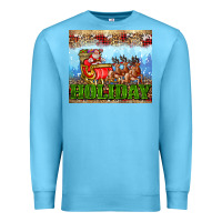Ocean Blue holiday and santa. claus Premium Sweatshirt - AdoDesignShop