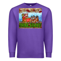 Purple holiday and santa. claus Premium Sweatshirt - AdoDesignShop