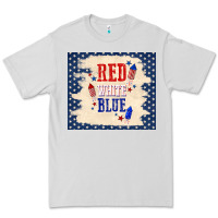 Dove Grey red white blue Premium Tee - TumblerDesignByShophia