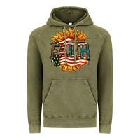 Vintage Olive Faith USA Vintage Hoodie - FaDigitalArtStudio