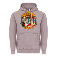 Vintage Zinc Faith USA Vintage Hoodie - FaDigitalArtStudio
