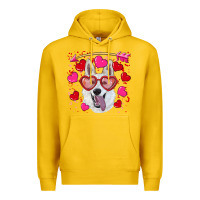 Lemon valentine's day  white shepherd Premium Hoodie - RanaPortraitStore