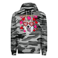Slate Camo valentine's day  white shepherd Premium Hoodie - RanaPortraitStore