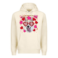Tofu valentine's day  white shepherd Premium Hoodie - RanaPortraitStore
