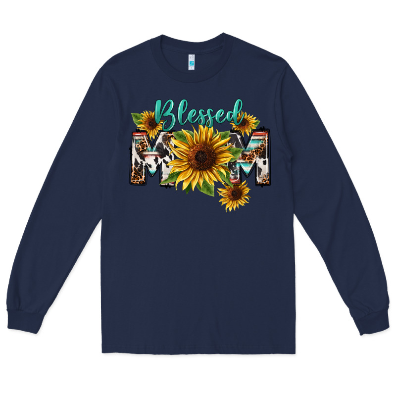 Blessed Mom Mother's Day Long Sleeve Tee by FaDigitalArtStudio | Teevron