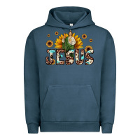 Pigment Midnight Navy jesus san judas Urban Hoodie - JahusDesignShop