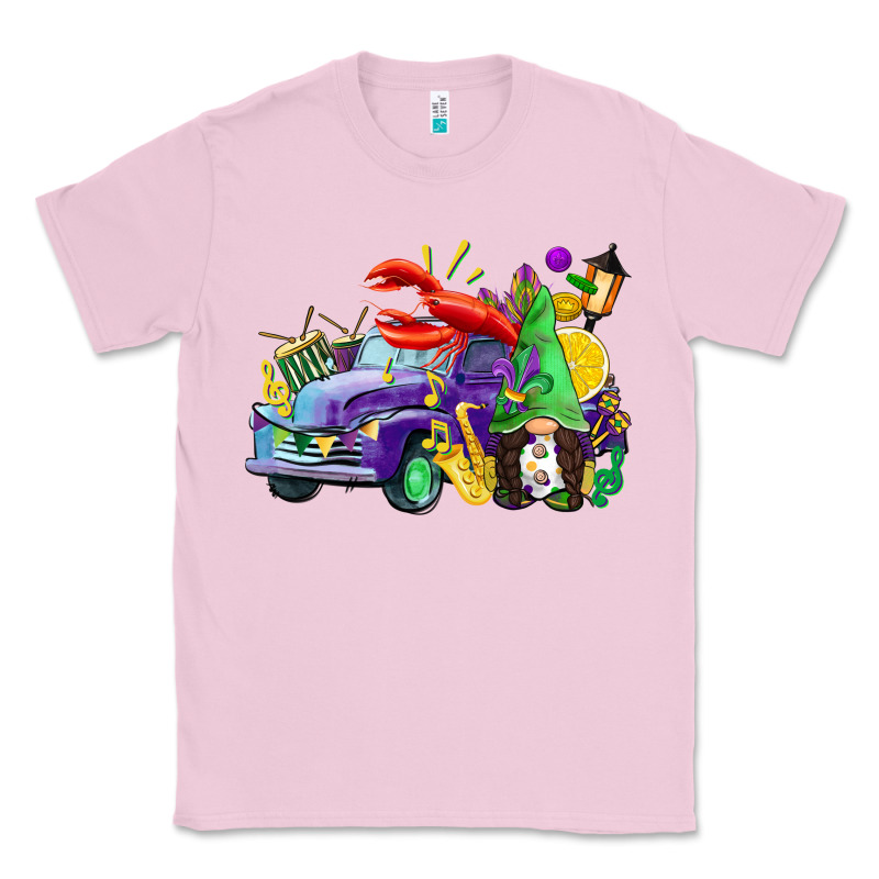 Mardi Gras Gnome On The Truck Classic Tee by CowGirlArtShop | Teevron