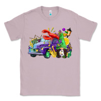 Lilac mardi gras gnome on the truck Classic Tee - CowGirlArtShop